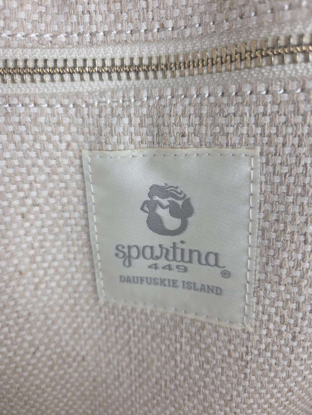 Spartina 449 Ogeechee Sea Life Coral Jute And Cotton Large Beach Tote NWT - Picture 11 of 14